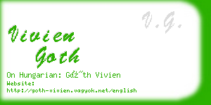 vivien goth business card